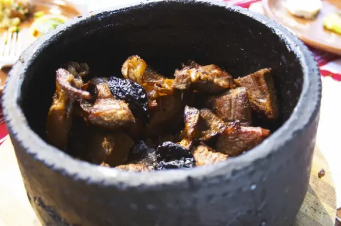 Framed Print : A traditional black earthenware pot called cereme used for cooking meat UNK Tradita Framed Print : A traditional black earthenware pot called cereme used for cooking meat UNK Tradita