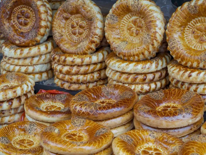 Framed Print : Traditional bread called Lepjoschka. Jayma Bazaar, one of the greatest traditional Framed Print : Traditional bread called Lepjoschka. Jayma Bazaar, one of the greatest traditional