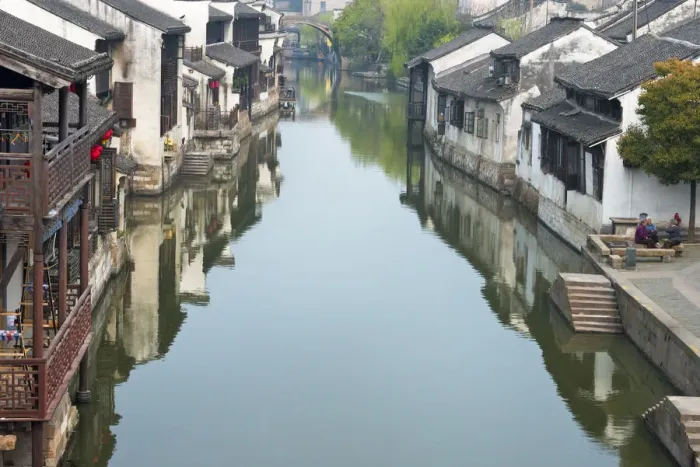 Framed Print : Traditional houses along the Grand Canal, Nanxun Ancient Town, Zhejiang Province, China Framed Print : Traditional houses along the Grand Canal, Nanxun Ancient Town, Zhejiang Province, China