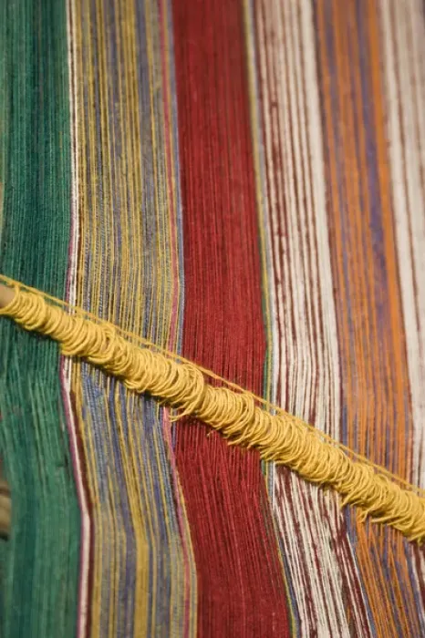 Framed Print : Traditional loom for with unfinished weaving, Cuzco, Peru, South America Framed Print : Traditional loom for with unfinished weaving, Cuzco, Peru, South America