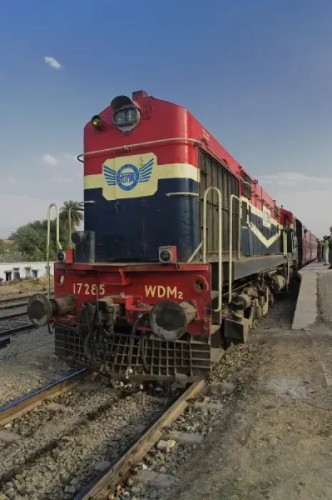Framed Print : Train at station in Udaipur, India