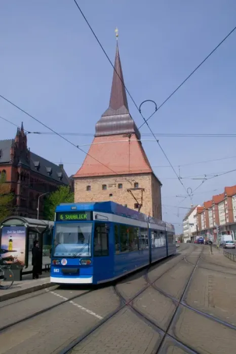 Framed Print : tram, Rostock_Germany Framed Print : tram, Rostock_Germany