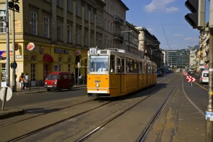 Framed Print : The transpotation system of Budapest Hungary