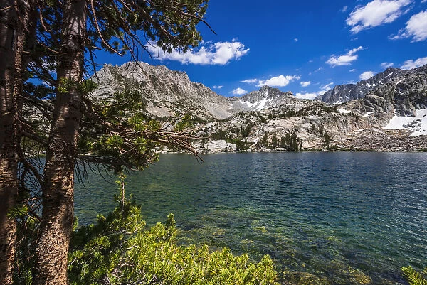 Treasure Lake under the Sierra Crest, John Muir Wilderness, Sierra Nevada Mountains