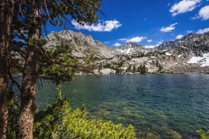 Framed Print : Treasure Lake under the Sierra Crest, John Muir Wilderness, Sierra Nevada Mountains