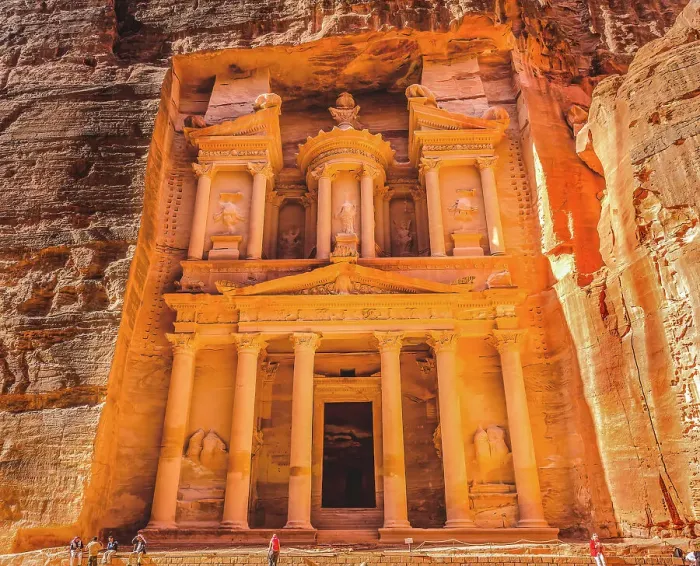 Framed Print : Treasury, Petra, Jordan. Petra, Jordan. Treasury built by the Nabataeans in 100 BC (Editorial Use Only) Framed Print : Treasury, Petra, Jordan. Petra, Jordan. Treasury built by the Nabataeans in 100 BC (Editorial Use Only)