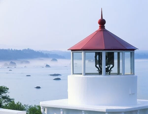 Trinidad, California. USA. Trinidad Memorial Lighthouse, built 1949, is a replica