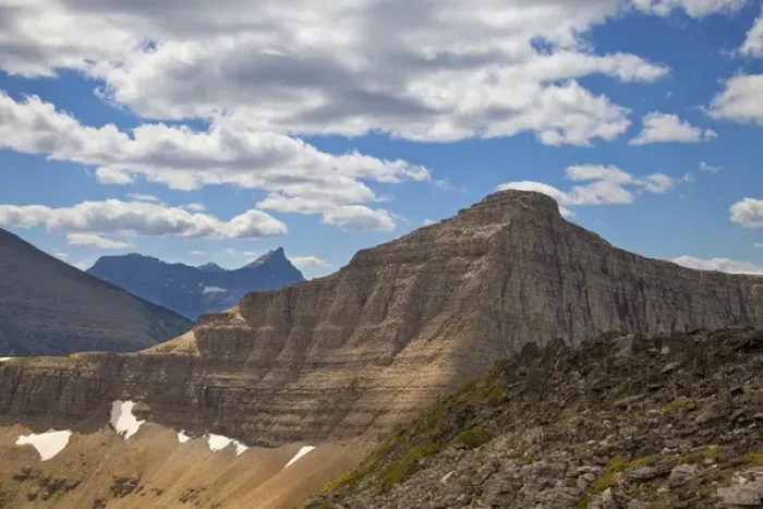 Framed Print : Triple Divide Peak in Glacier National Park, Montana, USA Framed Print : Triple Divide Peak in Glacier National Park, Montana, USA