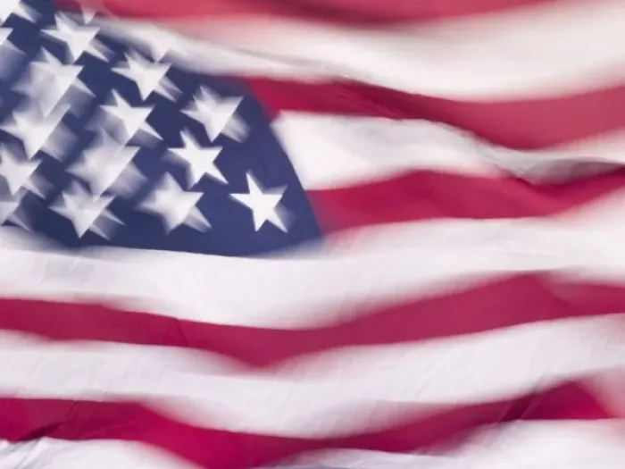 Framed Print : Tucson, Arizona: American flag