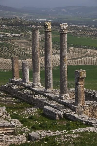 Tunisia, Central Western Tunisia, Dougga, Roman-era city ruins, UNESCO site, ruins