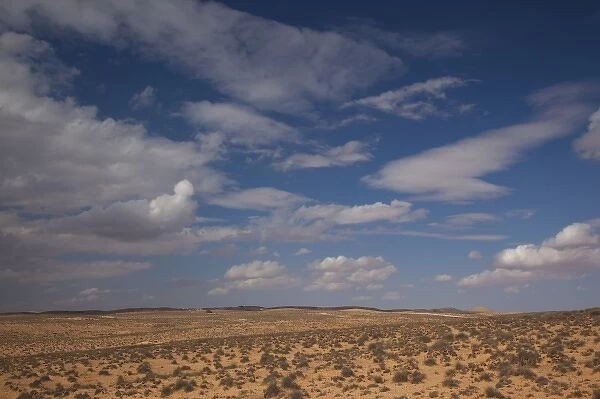 Tunisia, Ksour Area, Beni Kheddache, desert landscape