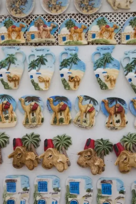 Framed Print : Tunisia, Tunis, Carthage, Tunisian souvenir fridge magnets Framed Print : Tunisia, Tunis, Carthage, Tunisian souvenir fridge magnets