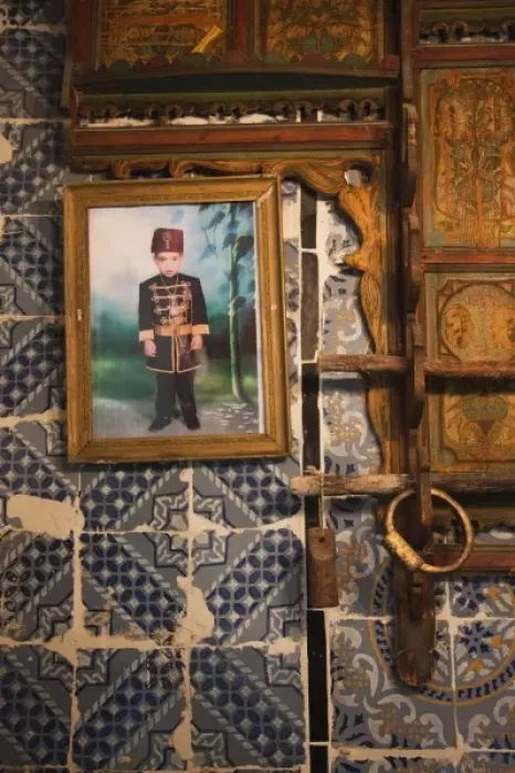 Framed Print : Tunisia, Tunisian Central Coast, Sousse, Museum Dar Essid interior, 19th century