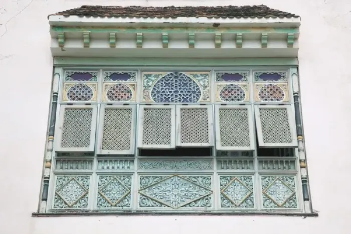 Framed Print : Tunisia, Tunisian Central Coast, Mahdia, window detail Framed Print : Tunisia, Tunisian Central Coast, Mahdia, window detail