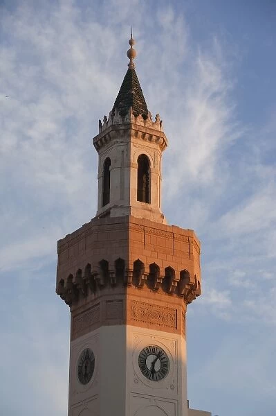 Tunisia, Tunisian Central Coast, Sfax, Medina, Great MOsque, minaret