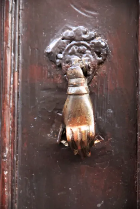 Framed Print : Turkey, Anatolia, Aspendos, hand of Fatima door knocker Framed Print : Turkey, Anatolia, Aspendos, hand of Fatima door knocker