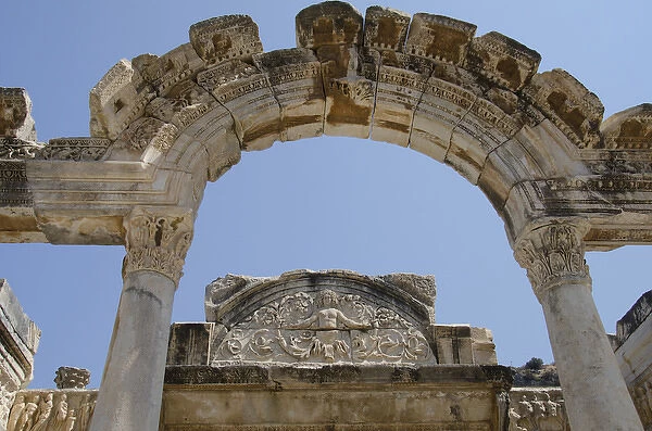 Turkey, Ephesus. Temple of Hadrian, Hadrians arch