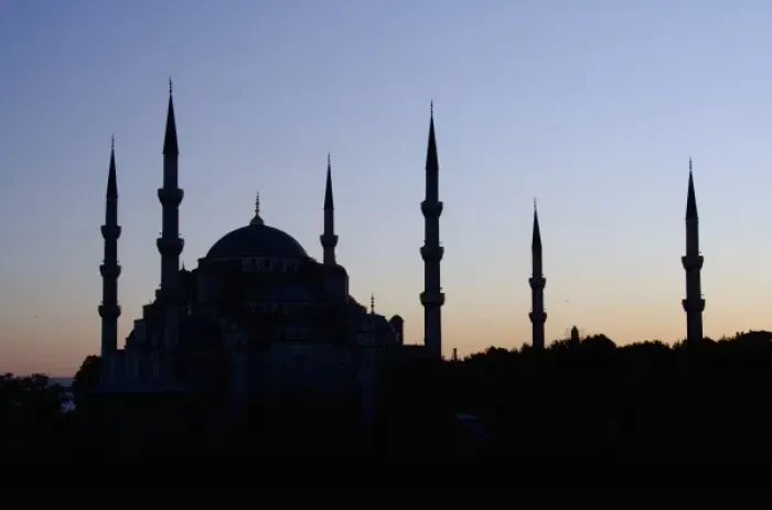 Framed Print : Turkey, Istanbul. Blue Mosque (aka Sultan Ahmet I Camii), circa 1609. Sunset over the Blue Mosque Framed Print : Turkey, Istanbul. Blue Mosque (aka Sultan Ahmet I Camii), circa 1609. Sunset over the Blue Mosque