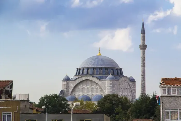 Framed Print : Turkey, Istanbul. The Mihrimah Sultan Mosque ( Mihrimah Sultan Camii ) is Framed Print : Turkey, Istanbul. The Mihrimah Sultan Mosque ( Mihrimah Sultan Camii ) is