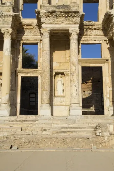Framed Print : Turkey, Izmir, Kusadasi, Ephesus. The library of Ephesus (Celsius) was built in 117 A Framed Print : Turkey, Izmir, Kusadasi, Ephesus. The library of Ephesus (Celsius) was built in 117 A