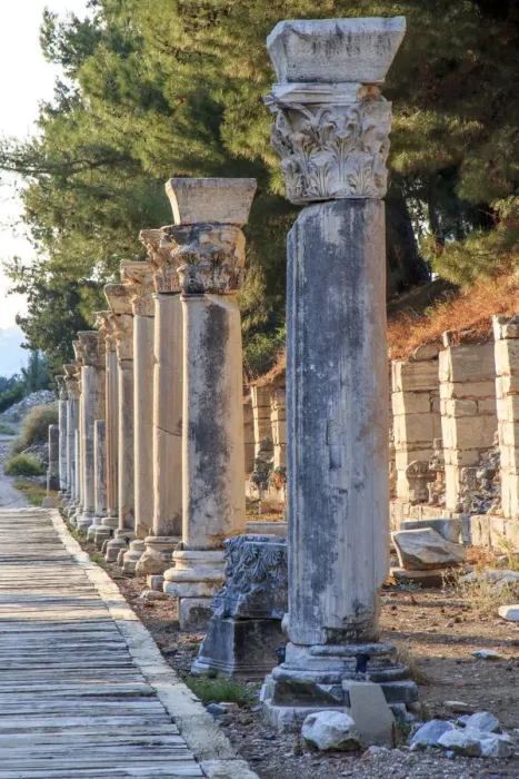 Framed Print : Turkey, Izmir Province, Selcuk, ancient city Ephesus, ancient world center of travel