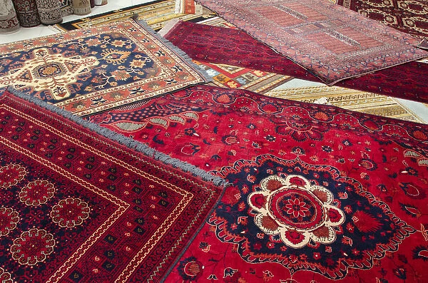 Turkey, Kusadasi. Turkish carpet workshop & showroom