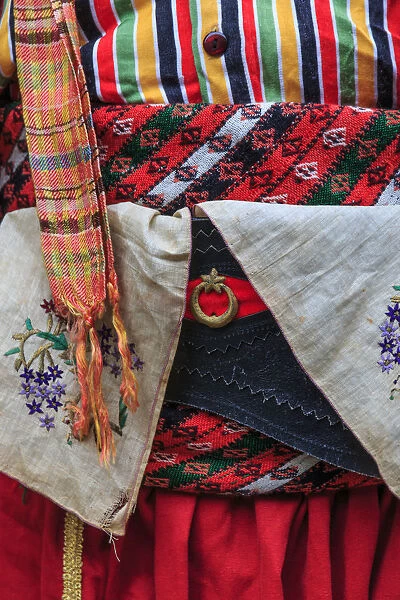 Turkey, Marmara Region, Bursa Province, Bursa, Village of Cumalikizik. Traditional dress