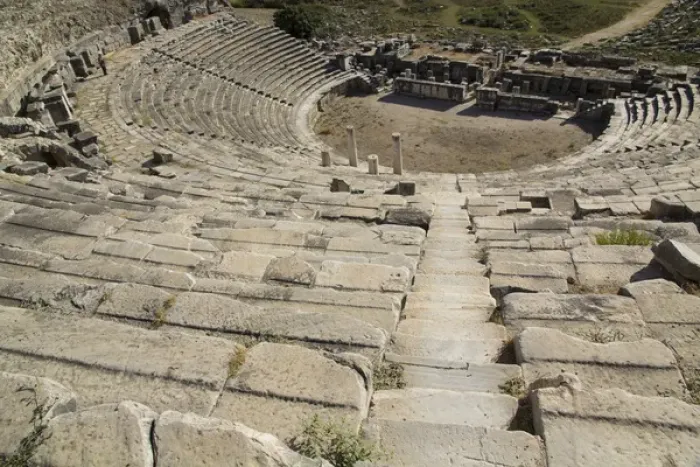 Framed Print : Turkey, Miletus, a major Ionian center of trade and learning in the ancient world