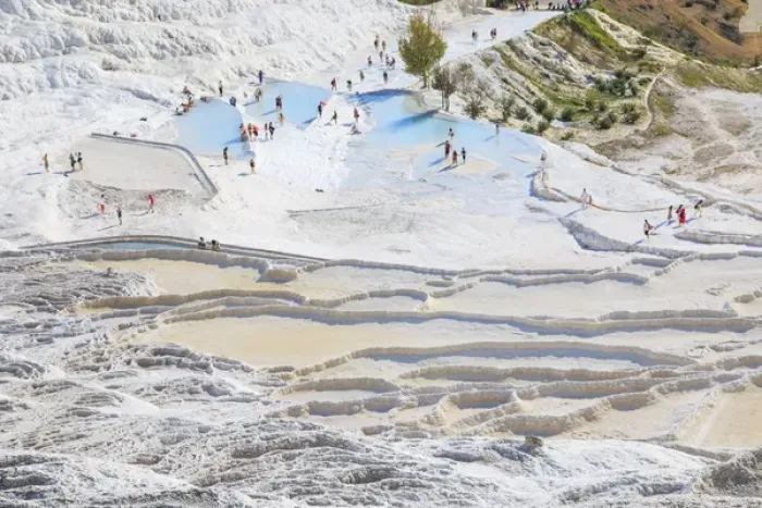 Framed Print : Turkey, southwestern Turkey, Denizli Province, River Menderes valley, Pamukkale