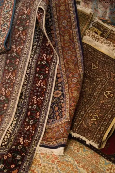Framed Print : Turkish Rugs on display, Cappadoccia Turkey Framed Print : Turkish Rugs on display, Cappadoccia Turkey