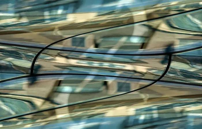 Framed Print : Turquoise, black and bronze metallic abstract