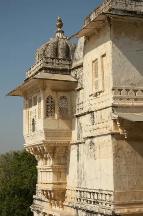 Framed Print : Turret at the City Palace, Udaipur, Rajasthan, India Framed Print : Turret at the City Palace, Udaipur, Rajasthan, India