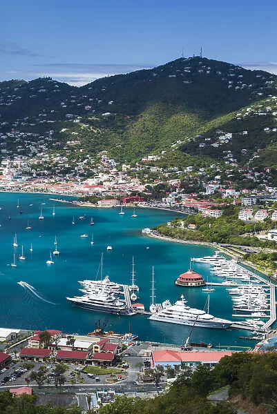 U. S. Virgin Islands, St. Thomas. Charlotte Amalie, Havensight Yacht Harbor