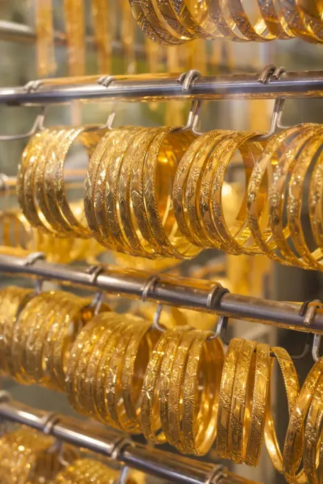 Framed Print : UAE, Dubai, Deira, Gold Souk, gold jewelry Framed Print : UAE, Dubai, Deira, Gold Souk, gold jewelry