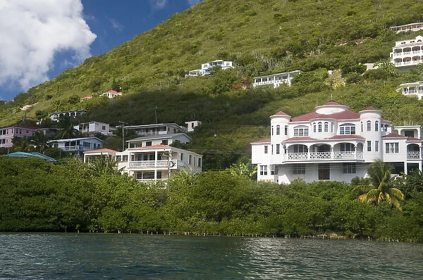 UK, BVI, Tortola. Waterfront homes in BVI
