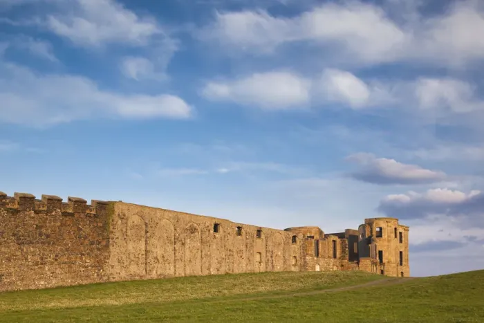 Framed Print : UK, Northern Ireland, County Londonderry, Downhill Demesne, grand house ruins at dusk Framed Print : UK, Northern Ireland, County Londonderry, Downhill Demesne, grand house ruins at dusk