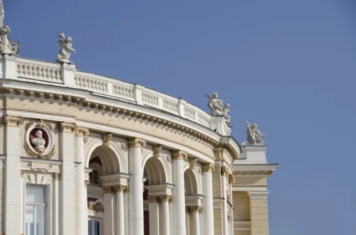 Framed Print : Ukraine, Odessa. Historic Odessa Opera House & Theater, neo-baroque Italian style, circa 1887