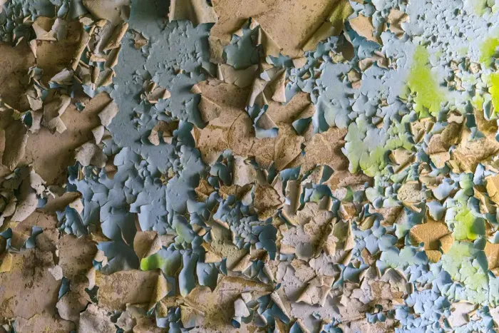 Framed Print : Ukraine, Pripyat, Chernobyl. Peeling paint Framed Print : Ukraine, Pripyat, Chernobyl. Peeling paint