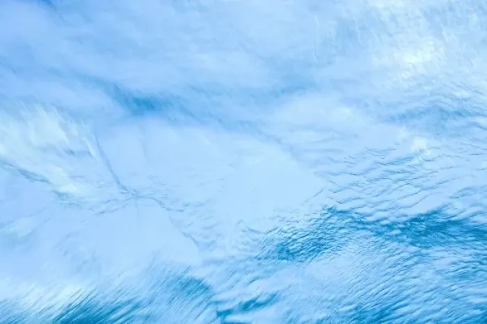 Framed Print : underwater upward angle view of ocean surface, Utila, North Side, Bay Islands, Honduras