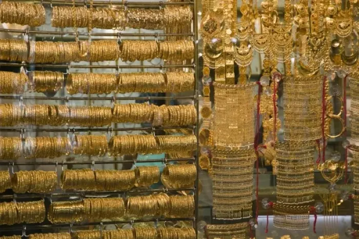 Framed Print : United Arab Emirates, Dubai, Deira. Deira Gold Souk / Market / Gold Bracelets Framed Print : United Arab Emirates, Dubai, Deira. Deira Gold Souk / Market / Gold Bracelets