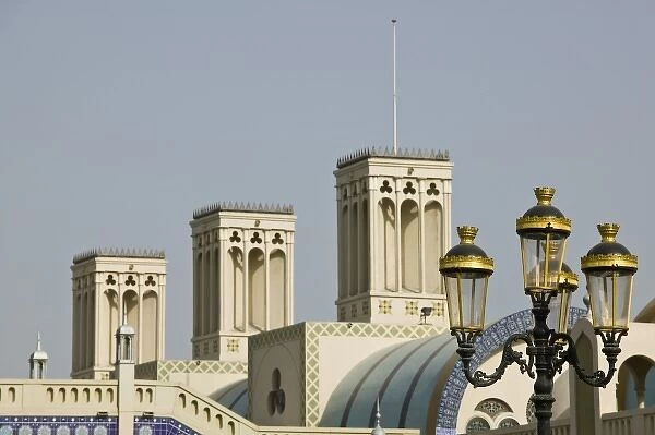 United Arab Emirates, Sharjah, Sharjah Town. Central Souk  /  Market  /  Exterior Daytime