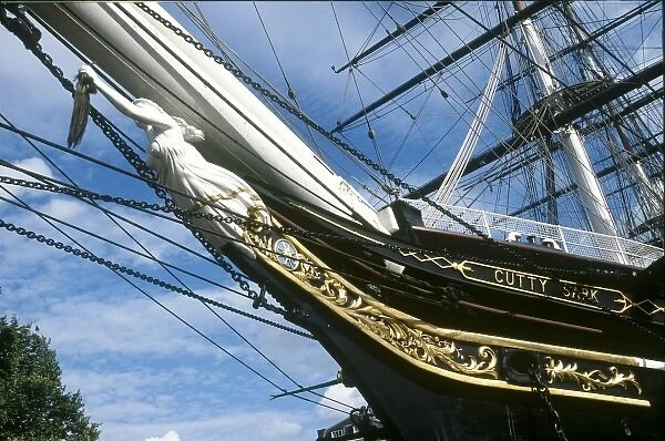 United Kingdom, Greenwich. Clipper Ship Cutty Sark