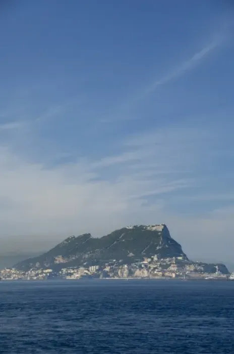 Framed Print : United Kingdom, Iberian Peninsula, Rock of Gibraltar (aka Jabal al Tariq). Monolithic
