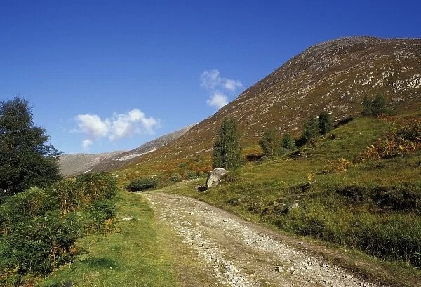 United Kingdom, Scotland, Loch Leven. West Highland Way