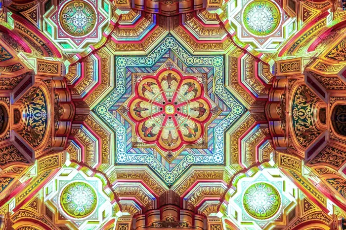 Framed Print : United Kingdom, Wales. Ceiling of the Arab room in Cardiff Castle. ©Jim Zuckerman / Jaynes Gallery / DanitaDelimont.com. (Editorial Use Only) Framed Print : United Kingdom, Wales. Ceiling of the Arab room in Cardiff Castle. ©Jim Zuckerman / Jaynes Gallery / DanitaDelimont.com. (Editorial Use Only)