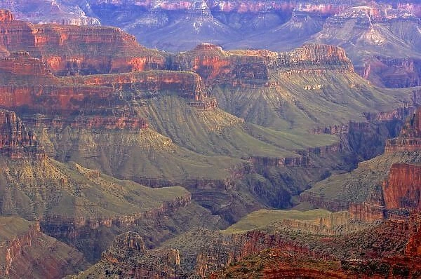 United States, Arizona, Grand Canyon National Park. View of the canyon from North Rim Lodge