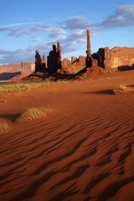 Framed Print : United States, Arizona, Navajo Nation, Monument Valley, Yei Bi Chei and Totem Pole rock columns Framed Print : United States, Arizona, Navajo Nation, Monument Valley, Yei Bi Chei and Totem Pole rock columns