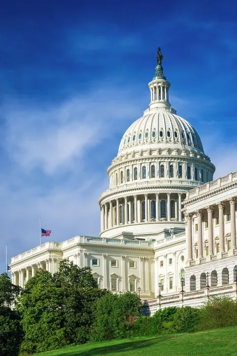 Framed Print : The United States Capitol, Washington, D.C, USA