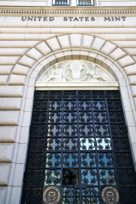 Framed Print : The United States Mint building in Denver, Colorado, USA
