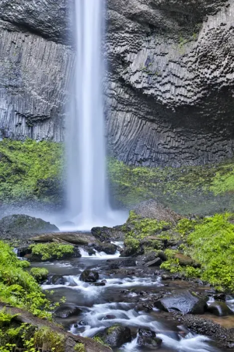 Framed Print : United States, Oregon, Columbia River Gorge, Latourelle Falls Framed Print : United States, Oregon, Columbia River Gorge, Latourelle Falls